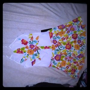 Trixie dress adorable halter top style sz. Lg